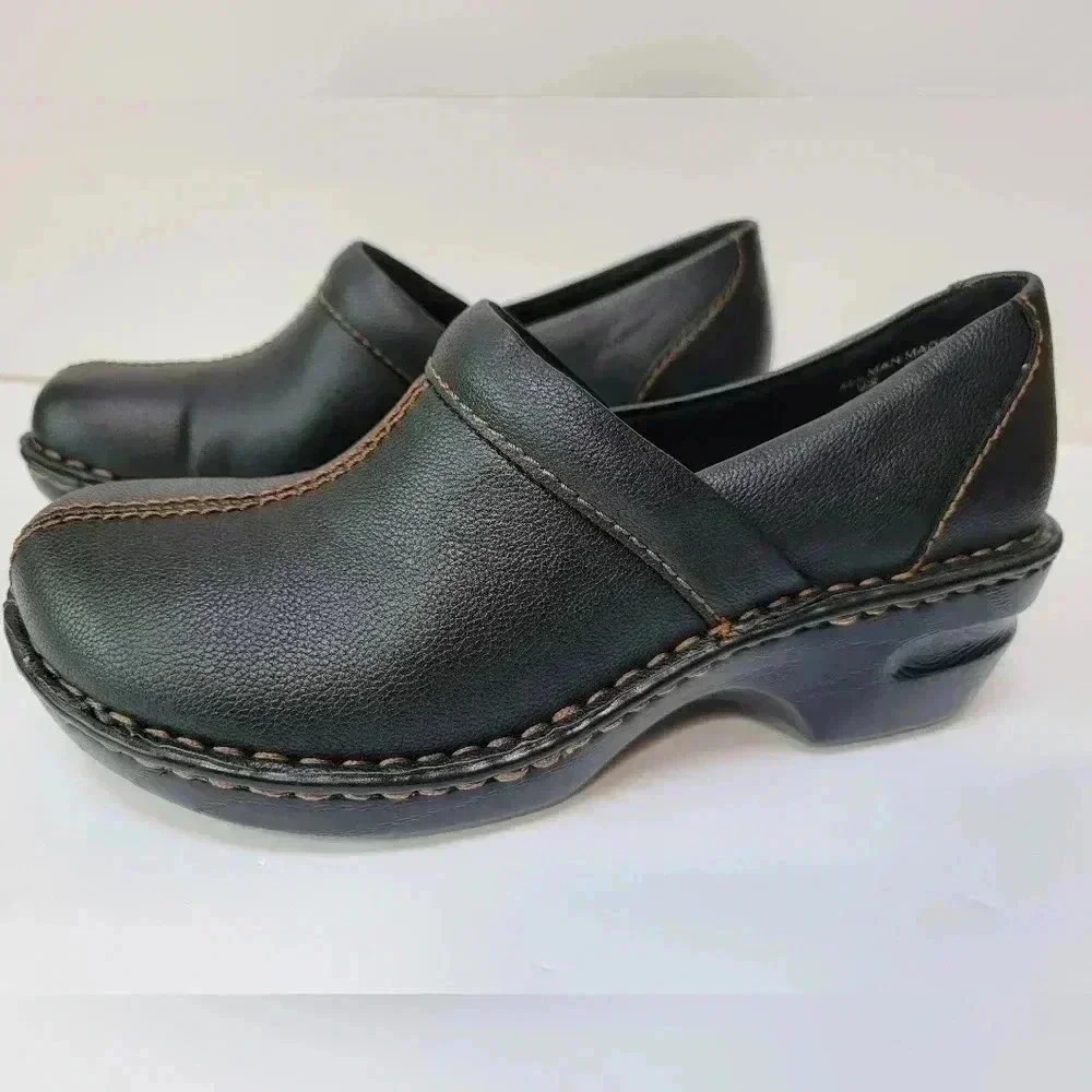 Canyon River Blues Black Slip On Clogs NWOT All Man Made Size 8